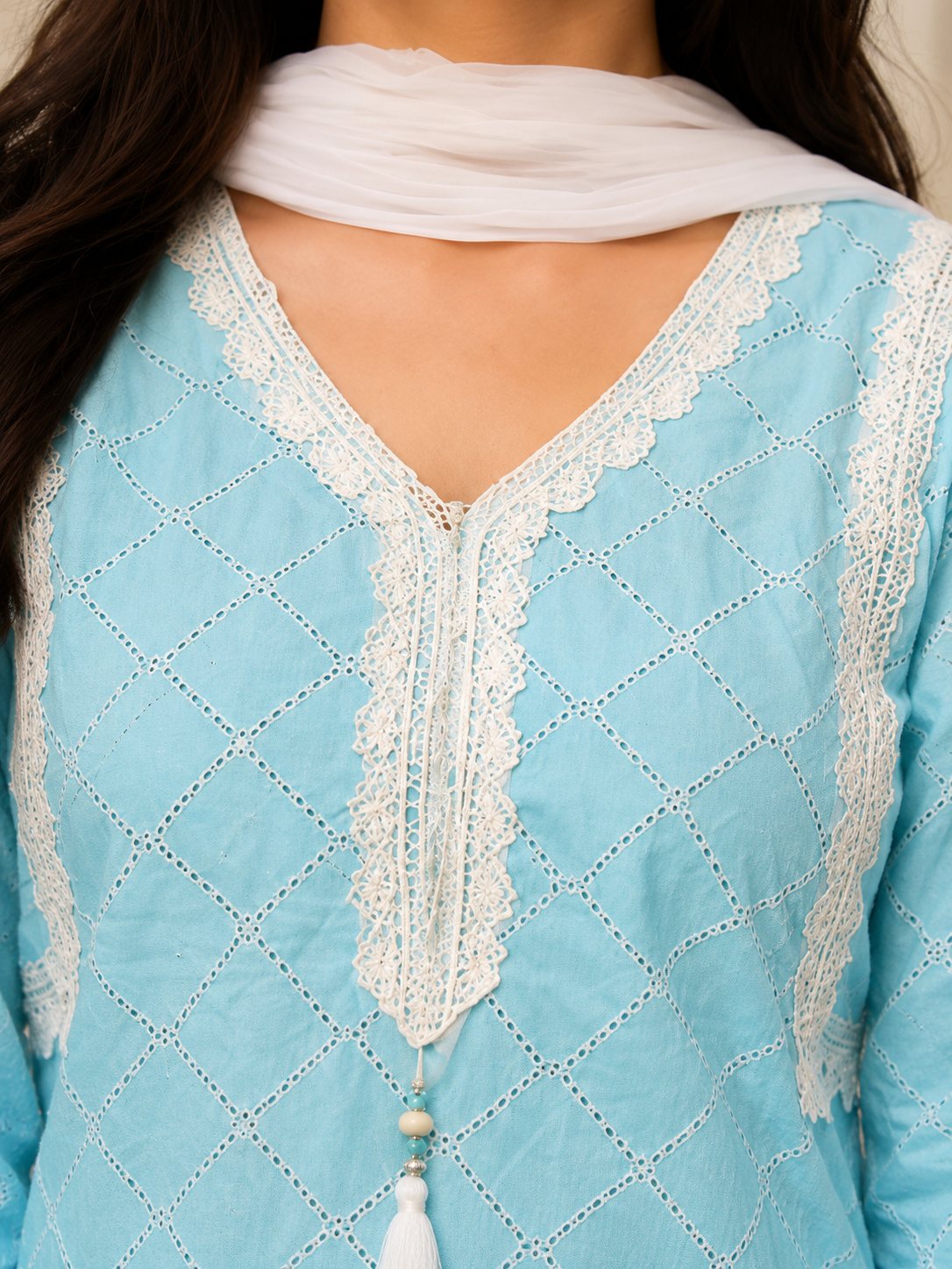 POWDER BLUE FARSHI SUIT