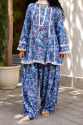 VIRAL BLUE FARSHI CORD SET