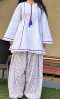 WHITE FARSHI CORD SET