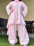 BABY PINK FARSHI CORD SET